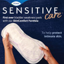 Tena Incontinence Pads, Bladder Control & Postpartum For Women, Overnight Absorbency, Extra Coverage, Sensitive Care - 90 Count