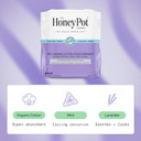 The Honey Pot Company - 48 Ct - Herbal Pads For Women - Overnight Pads W/Wings - Infused W/Essential Oils For Cooling Effect & Organic Cotton Cover - Sanitary Pads - Feminine Care - Fsa & Hsa