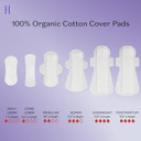 The Honey Pot Company - 48 Ct - Herbal Pads For Women - Overnight Pads W/Wings - Infused W/Essential Oils For Cooling Effect & Organic Cotton Cover - Sanitary Pads - Feminine Care - Fsa & Hsa