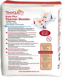 Tranquility Topliner Disposable Absorbent Booster Contour Pads For Bowel Incontinence - Super-Plus (32" X 14") - 192 Ct