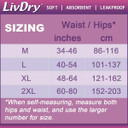 Livdry L Adult Diapers For Women, Ultimate Absorbency Incontinence Underwear, All Day Or Overnight Protection, Large (60 Count)