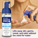 Homecare Pro No Rinse Body Wash Cleansing Foam, Easier Cleansing For Caregivers Managing Incontinence, Pressure Ulcers, Bedsores + Use With Adult Wipes, Disposable Washcloth (5Oz)