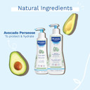 Mustela Baby Bath Time Gift Set - Baby Skin Care Essentials With Natural Avocado - Contains Hydra Bebe Body Lotion 10.14 Fl. Oz. & Gentle Cleansing Gel 16.9 Fl. Oz. - 2 Items Set