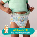 Pampers Easy Ups Boys & Girls Bluey Potty Training Pants - Size 4T-5T, 18 Count, Training Underwear (Packaging May Vary)