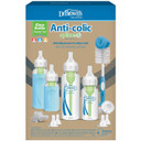 Dr. Brown'S Natural Flowã¢Â® Anti-Colic Options+ÃÂ Narrow Glass Baby Bottle Starter Set With Silicone Sleeves,Brush And Soft 100% Silicone Happypaciã¢Â Pacifier For Newborns