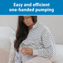 Dr. Brown'S Manual Breast Pump With Softshape 100% Silicone Shield (B,25Mm Flange) & Anti-Colic Options+ Wide-Neck Baby Bottle 5 Oz/150 Ml,With Level 1 Slow Flow Nipple