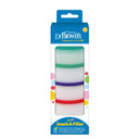 Dr. Brown'S Stackable Snack-A-Pillar Snack And Dipping Cups For Toddlers And Baby Food Storage Containers, Bpa Free - 4-Pack