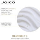 Joico Blonde Life Brightening Conditioner | For Blonde Hair | Illuminate Hydration & Softness | Add Softness & Smoothness | Sulfate Free | Fortified With Monoi & Tamanu Oil