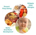 Globowl Stage 3 Baby Food & Toddler Meals, 6+ Months Early Allergen Introduction, Baby Led Weaning, International Whole Food Snacks For Toddlers, Babies, 4 Oz Glass Jar, Baby Spice'S Bean Bowl