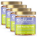 Globowl Stage 3 Baby Food & Toddler Meals, 6+ Months Early Allergen Introduction, Baby Led Weaning, International Whole Food Snacks For Toddlers, Babies, 4 Oz Glass Jar, Pad Thai For Tots, 4-Pack Globowl Stage 3 Baby Food & Toddler Meals, 6+ Months Early Allergen Introduction, Baby Led Weaning, International Whole Food Snacks For Toddlers, Babies, 4 Oz Glass Jar, Pad Thai For Tots, 4-Pack