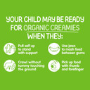 Happy Baby Organics Creamies Freeze-Dried Veggie & Fruit Snacks With Coconut Milk, Apple Spinach Pea & Kiwi, 1 Ounce (Pack Of 8) Happy Baby Organics Creamies Freeze-Dried Veggie & Fruit Snacks With Coconut Milk, Apple Spinach Pea & Kiwi, 1 Ounce (Pack Of 8)