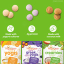 Happy Baby Organics Creamies Freeze-Dried Veggie & Fruit Snacks With Coconut Milk, Apple Spinach Pea & Kiwi, 1 Ounce (Pack Of 8) Happy Baby Organics Creamies Freeze-Dried Veggie & Fruit Snacks With Coconut Milk, Apple Spinach Pea & Kiwi, 1 Ounce (Pack Of 8)