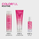 Joico Colorful Anti-Fade Conditioner | For Color-Treated Hair | Preserve Hair Color & Vibrancy | Boost Shine & Reduce Breakage | Sulfate Free | With Camellia Oil & Pomegranate Extract