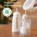 Momcozy Breast Milk Storage Bags, Wash-Free, Leakproof And Transfer-Free For Freezing, Heating And Feeding, Safety Material Milk Pouches For Disposable Baby Bottle Kit, 6 Ounce, 84Pcs