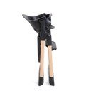 Munchkinã¢Â® Floatã¢Â Foldable Baby And Toddler High Chair - Easy Clean, Compact And Lightweight, Great For Small Spaces, Black With Wooden Legs