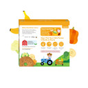 Once Upon A Farm Organic Tractor Wheels Toddler Bar, Banana, Pumpkin & Cauliflower | 8 Boxes