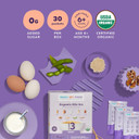 Stage 3 Mix-Ins (30 Days)  Safe & Easy Early Allergen Introduction For Babies 6+ Months, Mix With Baby Food, With 9 Top Allergens: Organic Peanuts, Egg, Milk, Walnut, Cashew & More By Ready Set Food