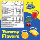 Lã¢ÂIl Critters Gummy Vites Daily Gummy Multivitamin For Kids, Vitamin C, D3 For Immune Support Cherry, Strawberry, Orange, Pineapple And Blueberry Flavors, 190 Gummies