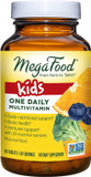 Megafood Kids One Daily - Kids Vitamins - With Vitamin B, Vitamin C, Vitamin D & Zinc - Bone Health & Immune Support Supplement - Non-Gmo, Vegetarian, Made Without 9 Food Allergens - 60 Mini Tabs
