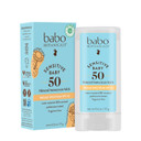 Babo Botanicals Sensitive Baby Mineral Sunscreen Stick Spf 50-70% Organic Ingredients - Zinc Oxide - Nsf & Made Safe Certified - Ewg Verified - Water Resistant - Fragrance-Free - For Babies & Kids