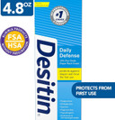 Desitin Daily Defense Baby Diaper Rash Cream With Zinc Oxide To Treat, Relieve & Prevent Diaper Rash, Hypoallergenic, Dye-, Phthalate- & Paraben-Free, 4.8 Oz Desitin Daily Defense Baby Diaper Rash Cream With Zinc Oxide To Treat, Relieve & Prevent Diaper Rash, Hypoallergenic, Dye-, Phthalate- & Paraben-Free, 4.8 Oz