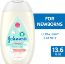 Johnson'S Cottontouch Newborn Baby Face And Body Lotion, Hypoallergenic Moisturization For Baby'S Skin, Made With Real Cotton, Paraben-Free, Dye-Free, 13.6 Fl. Oz