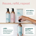 Bundle Of Attitude 2In1 Shampoo And Body Wash For Baby, Ewg Verified, Dermatologically Tested, Vegan, Unscented, 16 Fl Oz + Bulk Refill, 67.6 Fl Oz