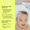 Evereden Baby Cradle Cap Care Bundle: Clean & Vegan Shampoo, Body Wash, Protecting Oil For Newborns - Great For The Whole Family