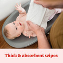 Huggies Calm Baby Wipes, Unscented, Hypoallergenic, 10 Push Button Packs (560 Wipes Total)