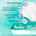Pampers Aqua Pure Sensitive Baby Wipes, 99% Water, Hypoallergenic, Unscented Baby Wipes, 896 Baby Wipes Total (16 Flip-Top Packs)