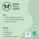 The Honest Company Clean Conscious Diapers | Plant-Based, Sustainable | Orange You Cute + Feeling Nauti | Club Box, Size 3 (16-28 Lbs), 62 Count