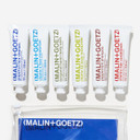 Malin + Goetz Essentials Starter Kit, Set Of 6, 1 Fl. Oz.  Face Cleanser, Face Moisturizer, Hand & Body Wash, Body Moisturizer, Hair Shampoo & Conditioner - Travel Size Toiletries