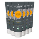 Attitude Body Cream, Ewg Verified Moisturizer, Vegan Moisturizing Products For Dry Skin, Dermatologically Tested, Ginseng And Grapeseed Oil, 8 Fl Oz (Pack Of 6)