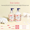 Bouquet Garni Body Lotion Rose Garden - Long Lasting Deep Moisturizing Scented Lotion - Calming Ingredients Lotus Flower Extract - Shea Butter Rich In Vitamin A, C, E - Non Sticky Texture - 17.6 Fl Oz