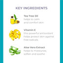 Derma E Tea Tree And Vitamin E Relief Cream  Deeply Moisturizing Tea Tree Lotion  Vitamin E Cream Soothes, Calms And Nourishes Dry, Irritated Skin, 4 Oz