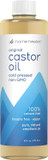 Home Health Original Castor Oil - 16 Fl Oz - Promotes Healthy Hair & Skin, Natural Skin Moisturizer - Pure, Cold Pressed, Non-Gmo, Hexane-Free, Solvent-Free, Paraben-Free, Vegan