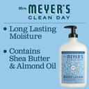 Mrs. Meyer'S Clean Day Body Lotion For Dry Skin, Non-Greasy Moisturizer Made With Essential Oils, Rain Water, 46.5 Oz, Pack Of 3