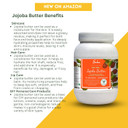 Sulu Organics Golden Jojoba Butter- 100% Pure Unrefined Cold Pressed Simmondsia Chinesis Butter (2 Lbs)