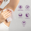 Dermadoctor Antiperspirant Wipes, Dermatologist Formulated For Hyperhidrosis Anti Sweat Wipes, Hypoallergenic Deodorant, Individually Wrapped - 10 Count