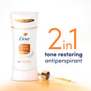 Dove Even Tone Antiperspirant Deodorant Stick Apple Blossom & Mango Butter For Uneven Skin Tone 2.6 Oz