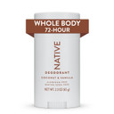 Native Whole Body Deodorant Stick Contains Naturally Derived Ingredients, Deodorant For Men And Women | 72 Hour Odor Protection, Aluminum Free With Coconut Oil And Shea Butter | Coconut & Vanilla