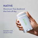 Native Sensitive Deodorant Contains Naturally Derived Ingredients, 72 Hour Odor Control | Deodorant For Women & Men, Aluminum Free With Baking Soda, Coconut Oil And Shea Butter, Cotton & Lily