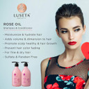 Luseta Rose Oil Hair Conditioner For Fine And Dry Hair, 16.9Oz