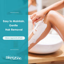 Bikini Zone Hair Removal Cream - Helps Stop Hair Growth For Face, Legs, Lips & Chin - Reduces Hair Density & Length - Painless Hair Inhibitor & Moisturizer After Waxing & Shaving (1 Oz)