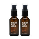 Every Man Jack Mens Beard Oil - Subtle Aged Bourbon Fragrance - Deeply Moisturizes And Softens Your Beard And Adds A Natural Shine - Naturally Derived With Shea Butter- 1.0-Ounce Twin Pack