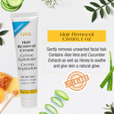 Gigi Facial Hair Removal Cream And Slow Grow Soothing Cream Set For Sensitive Skin