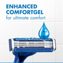 Gillette Sensor3 Comfort Disposable Razors For Men, 8 Count, Lubrastrip Glides Easily Over Your Skin