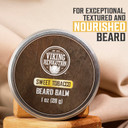 Viking Revolution 4 Beard Balm Variety Pack (1Oz Each)- Spiced Vanilla, Sweet Tobacco, Majestic Oud, Citrus - Beard Butter Styles, Strengthens And Softens Beards And Mustaches - Beard Wax For Men