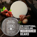 Viking Revolution Beard Balm - All Natural Grooming Treatment With Argan Oil & Mango Butter - Strengthens & Softens Beards & Mustaches - Citrus Scent Leave In Conditioner Wax For Men - 1 Pack