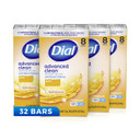 Dial Antibacterial Bar Soap, Gold, 8 Count (Pack Of 4)